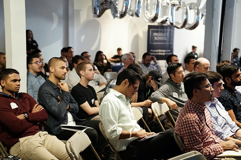 Tradies Listening To Marketing Seminar