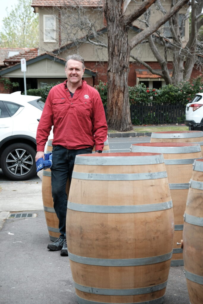 Wine Barrels for sale in Tasmania with Colin from Barrel Baths
